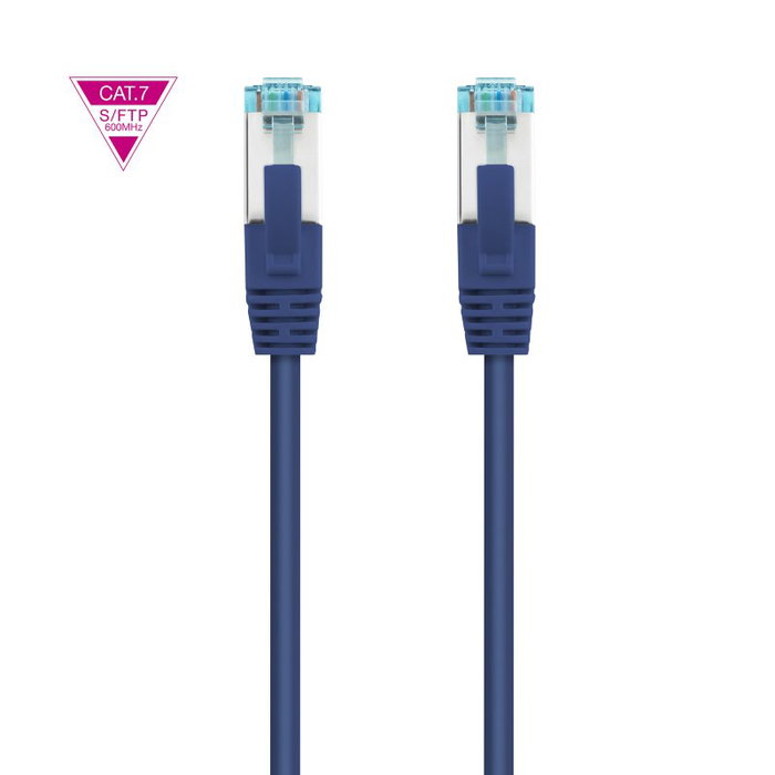 Nanocable Cable de Red CAT.7 SFTP AWG26 25 cm Azul Nanocable Cable de Red CAT.7 SFTP AWG26 25 cm Azul
